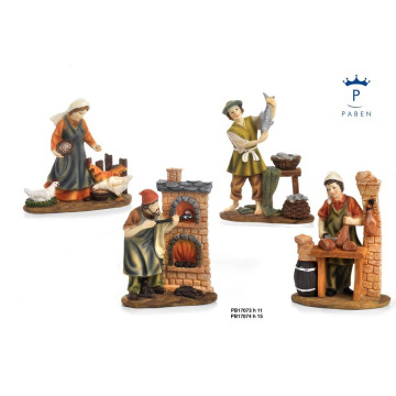 Presepe Figura Ass. 11cm in...