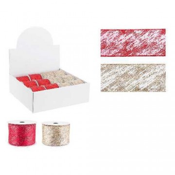 Nastro Sheer Rosso - Oro...